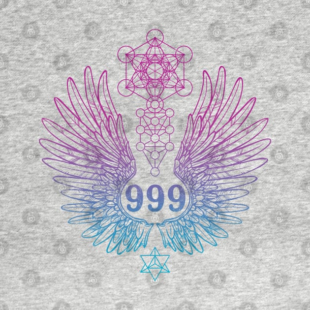 Angel Number 999 Sacred Geometry by LadyMoldavite